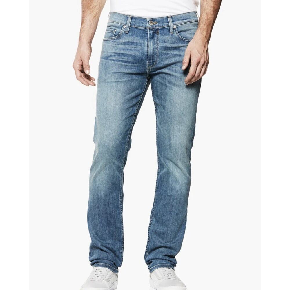 Paige Federal Slim Straight Leg Cartwright Blue Wash Denim Jeans 32 NEW Stretch